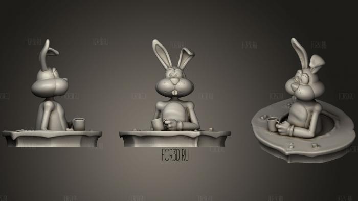 Desktop Bunny 3d stl модель для ЧПУ